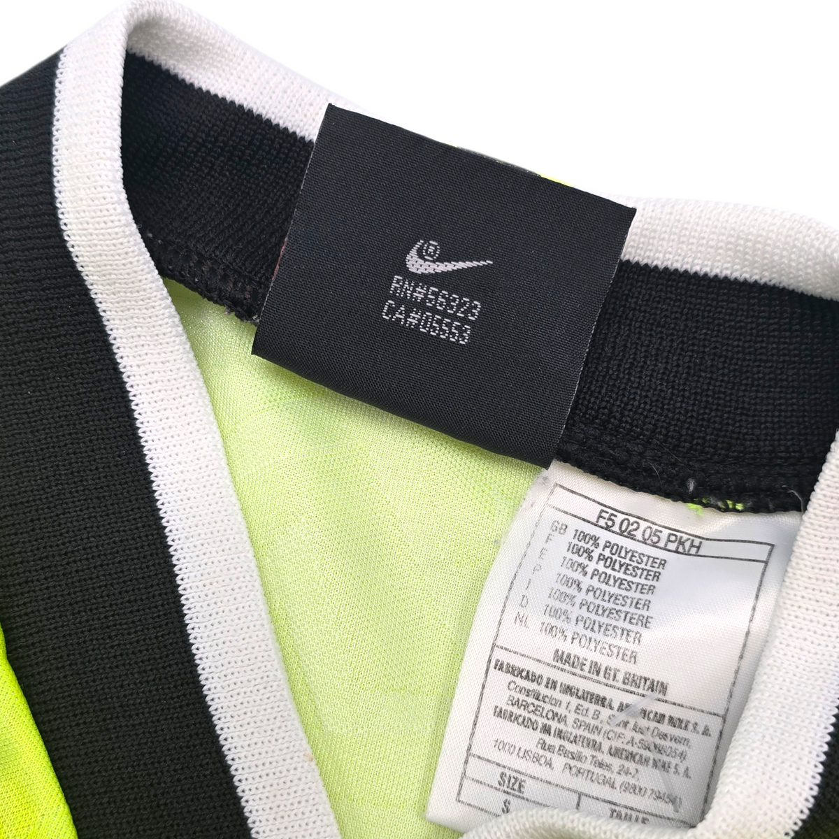 1995/96 Dortmund Home Football Shirt (S) Nike #6 Sammer