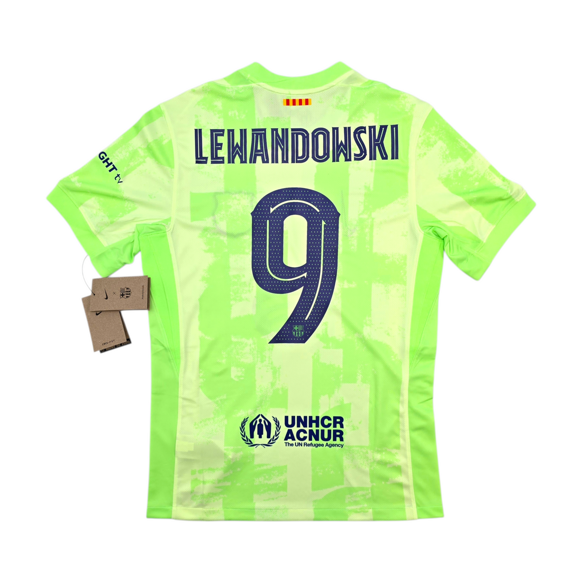 2024/25 Barcelona Third Football Shirt (S) Nike #9 Lewandowski