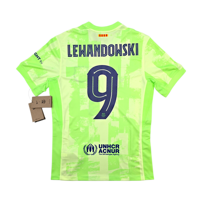 2024/25 Barcelona Third Football Shirt (S) Nike #9 Lewandowski