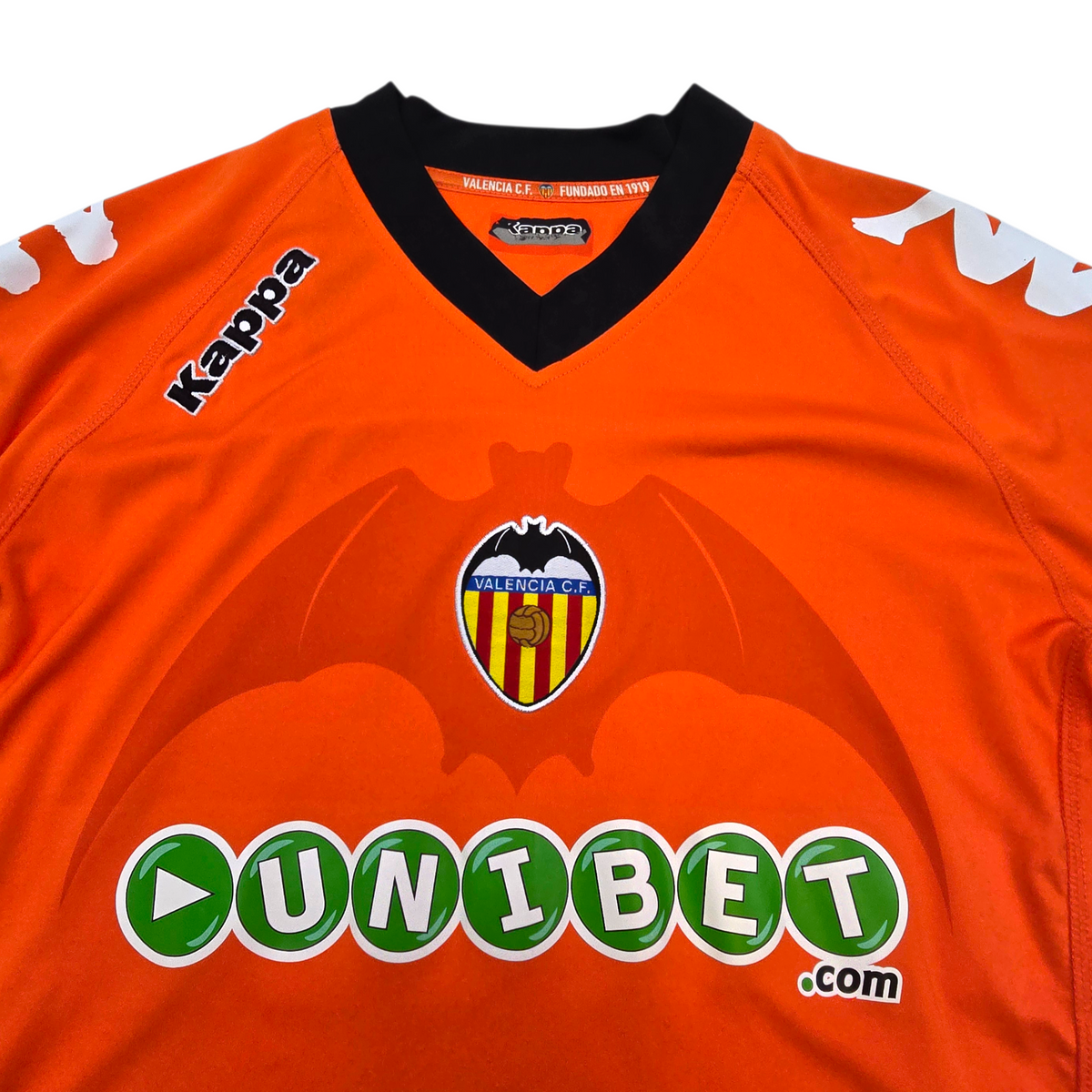 2010/11 Valencia Away Football Shirt (L) Kappa #10 Mata