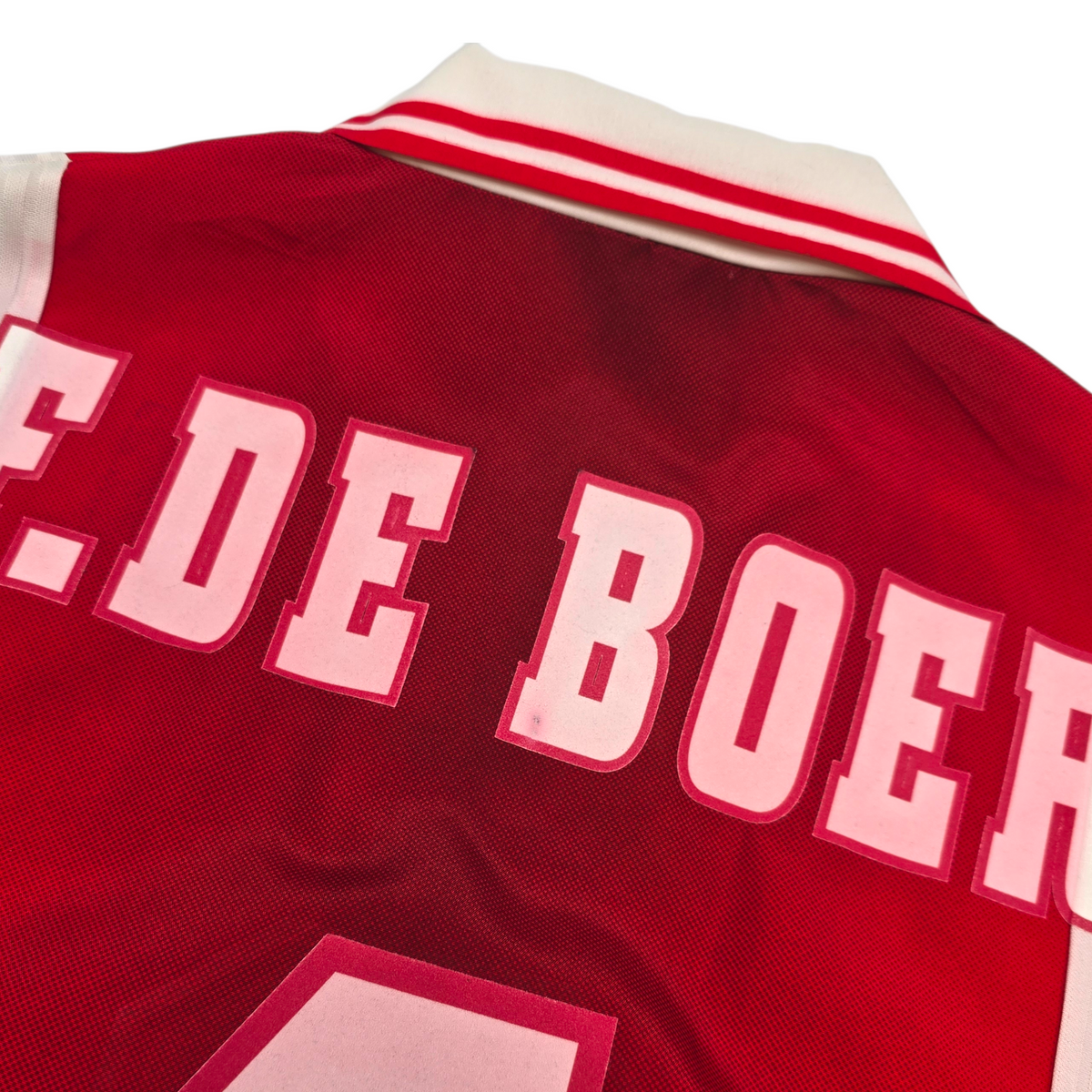 1997/98 Ajax Home Football Shirt (XL) Umbro #4 F.De Boer