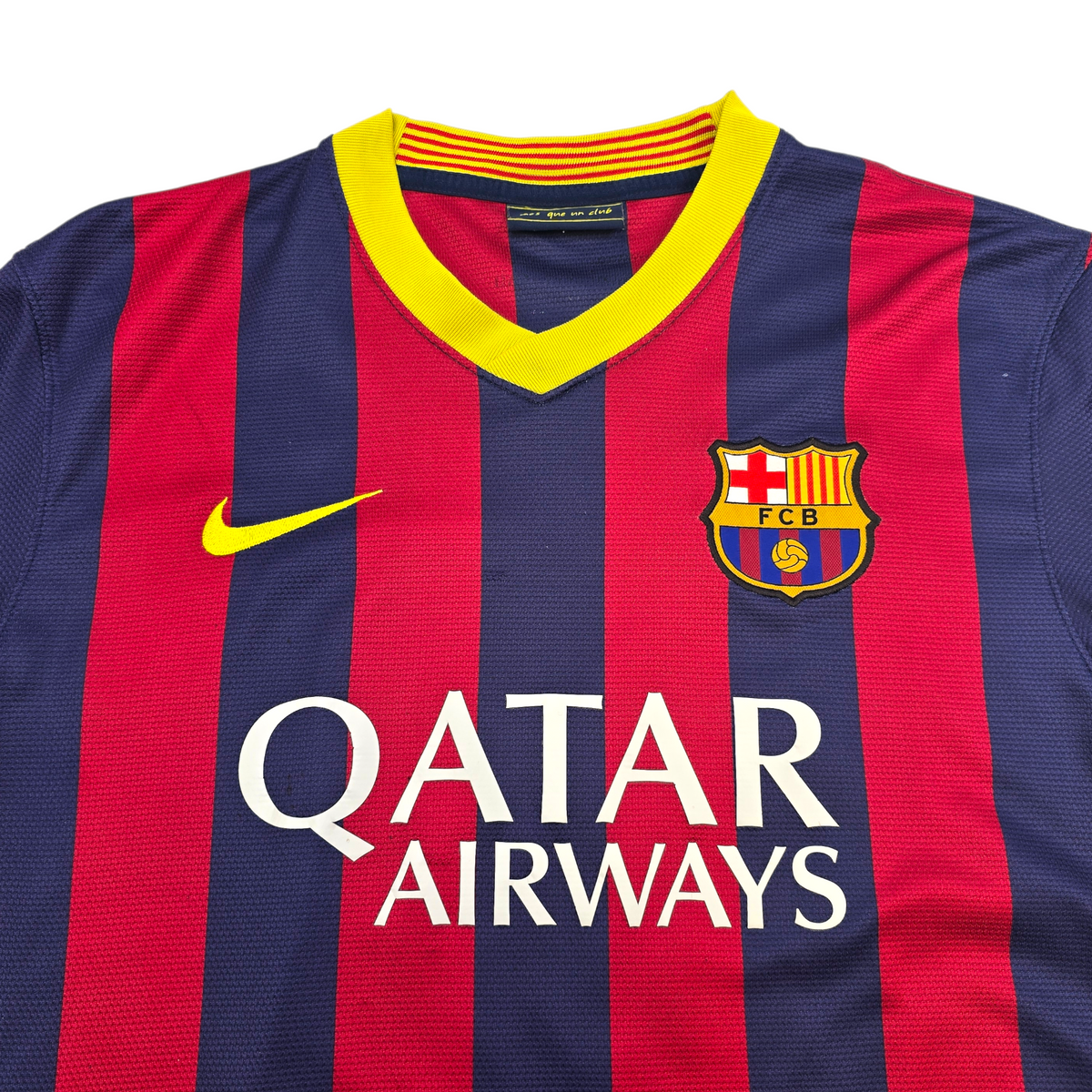 2013/14 Barcelona Home Football Shirt (M) Nike #11 Neymar Jr