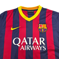2013/14 Barcelona Home Football Shirt (M) Nike #11 Neymar Jr
