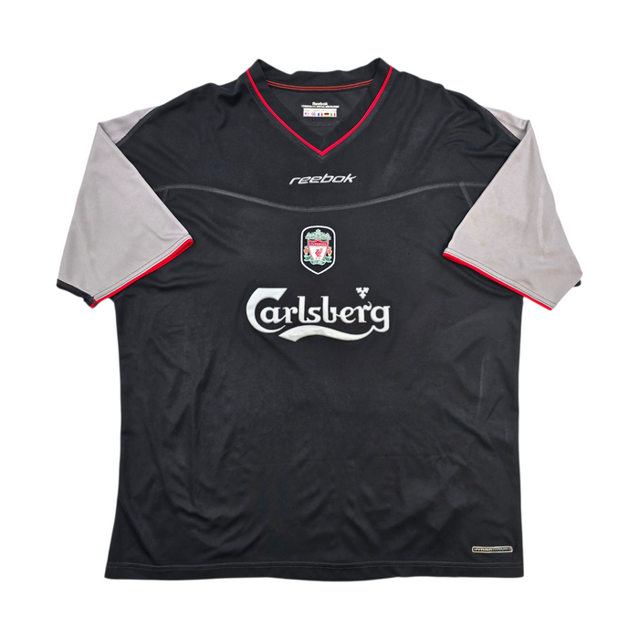 2002/04 Liverpool Away Football Shirt (XL) Reebok #17 Gerrard