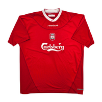2002/04 Liverpool Home Football Shirt (XL) Reebok