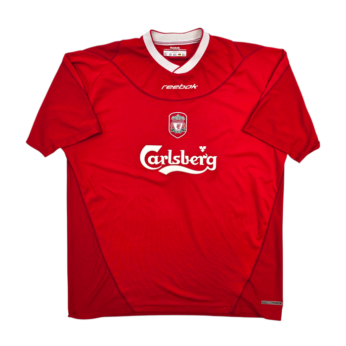 2002/04 Liverpool Home Football Shirt (XL) Reebok