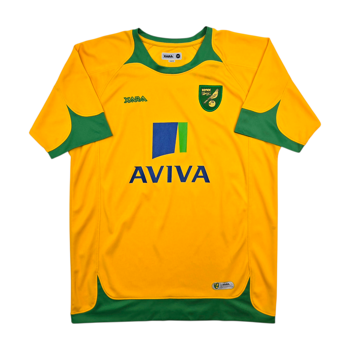 2008/09 Norwich City Home Football Shirt (M) Xara