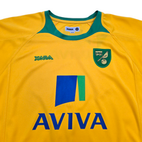 2008/09 Norwich City Home Football Shirt (M) Xara