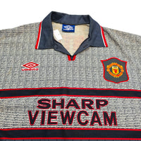1995/96 Manchester United Away Football Shirt (L) Umbro #7 Cantona