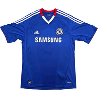 2010/11 Chelsea Home Football Shirt (L) Adidas #3 Cole