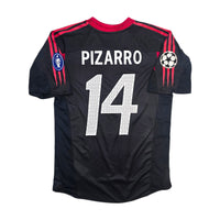 2004/05 Bayern Munich European Football Shirt (S) Adidas #14 Pizarro