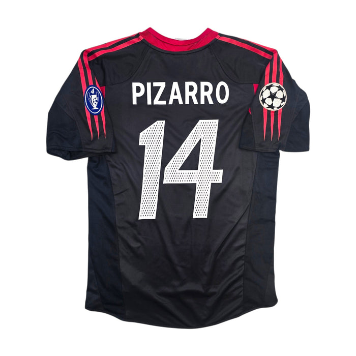 2004/05 Bayern Munich European Football Shirt (S) Adidas #14 Pizarro
