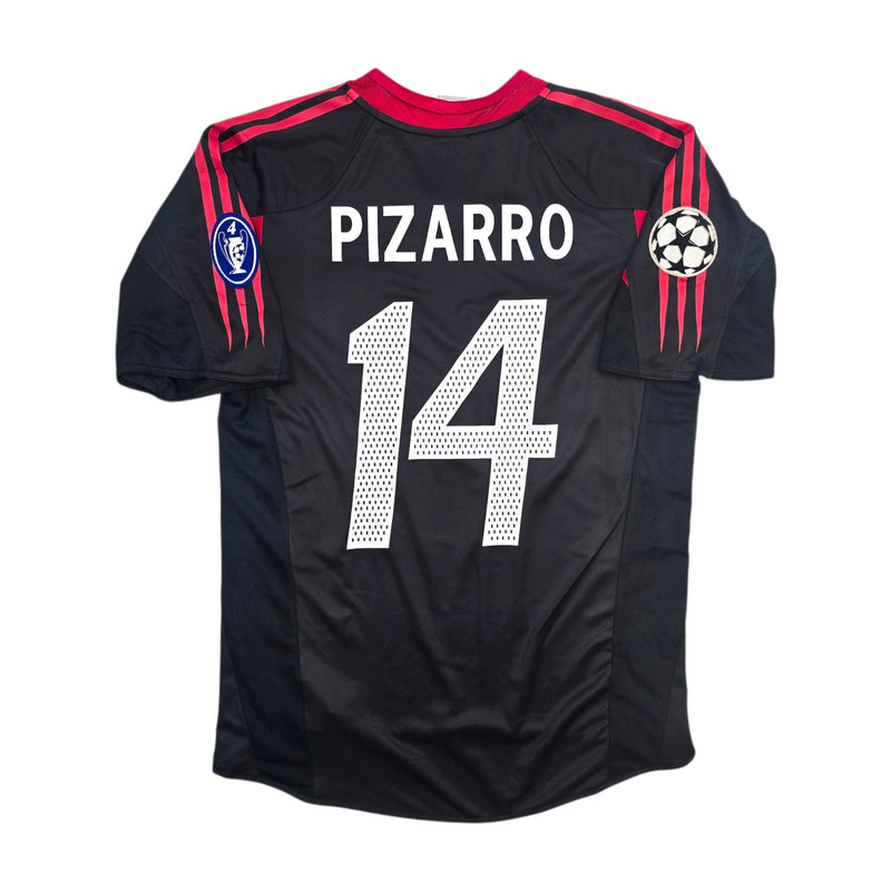 2004/05 Bayern Munich European Football Shirt (S) Adidas #14 Pizarro