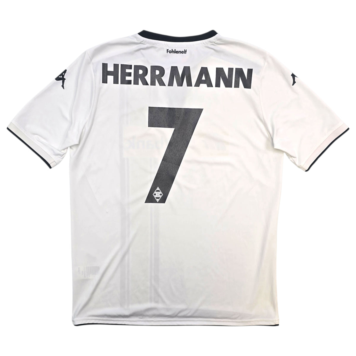2015/16 Borussia Monchengladbach Home Football Shirt (L) Kappa #7 Herrmann