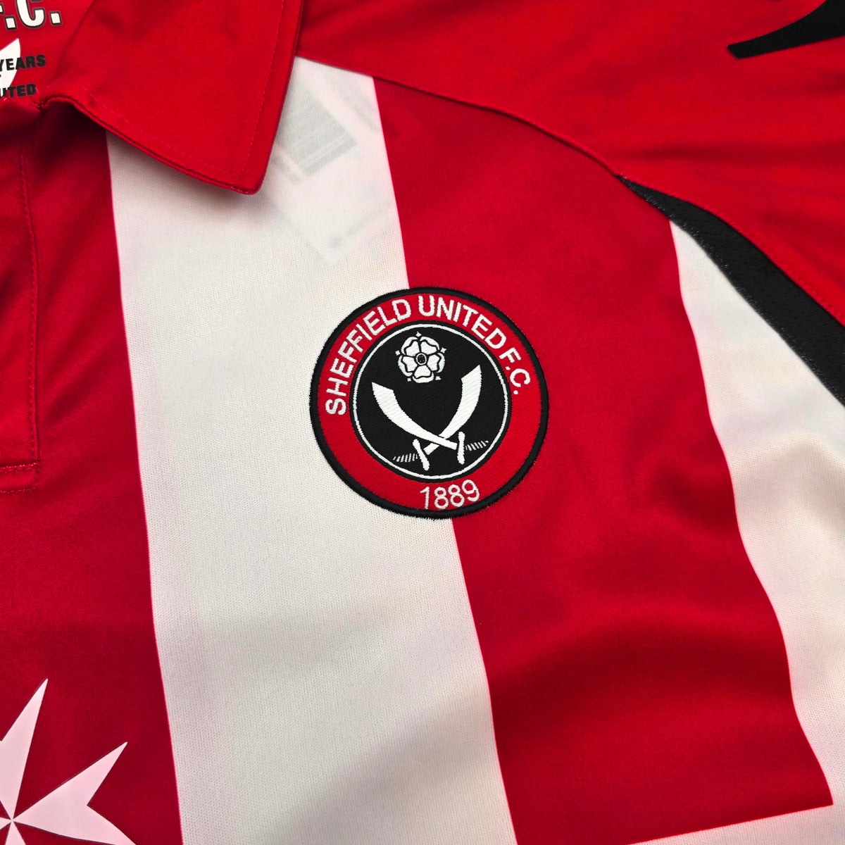 2009/10 Sheffield United Home Football Shirt (M) Macron