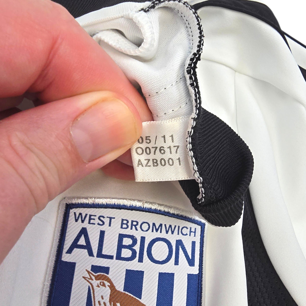 2011/12 West Bromwich Albion Goal Keeper Football Shirt (M) Adidas #1 Foster