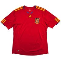 2010/11 Spain Home Football Shirt (XL) Adidas #9 Torres