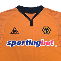 2009/10 Wolverhampton Wanderers Home Football Shirt (2XL) Le Coq Sportif #3 Elokobi