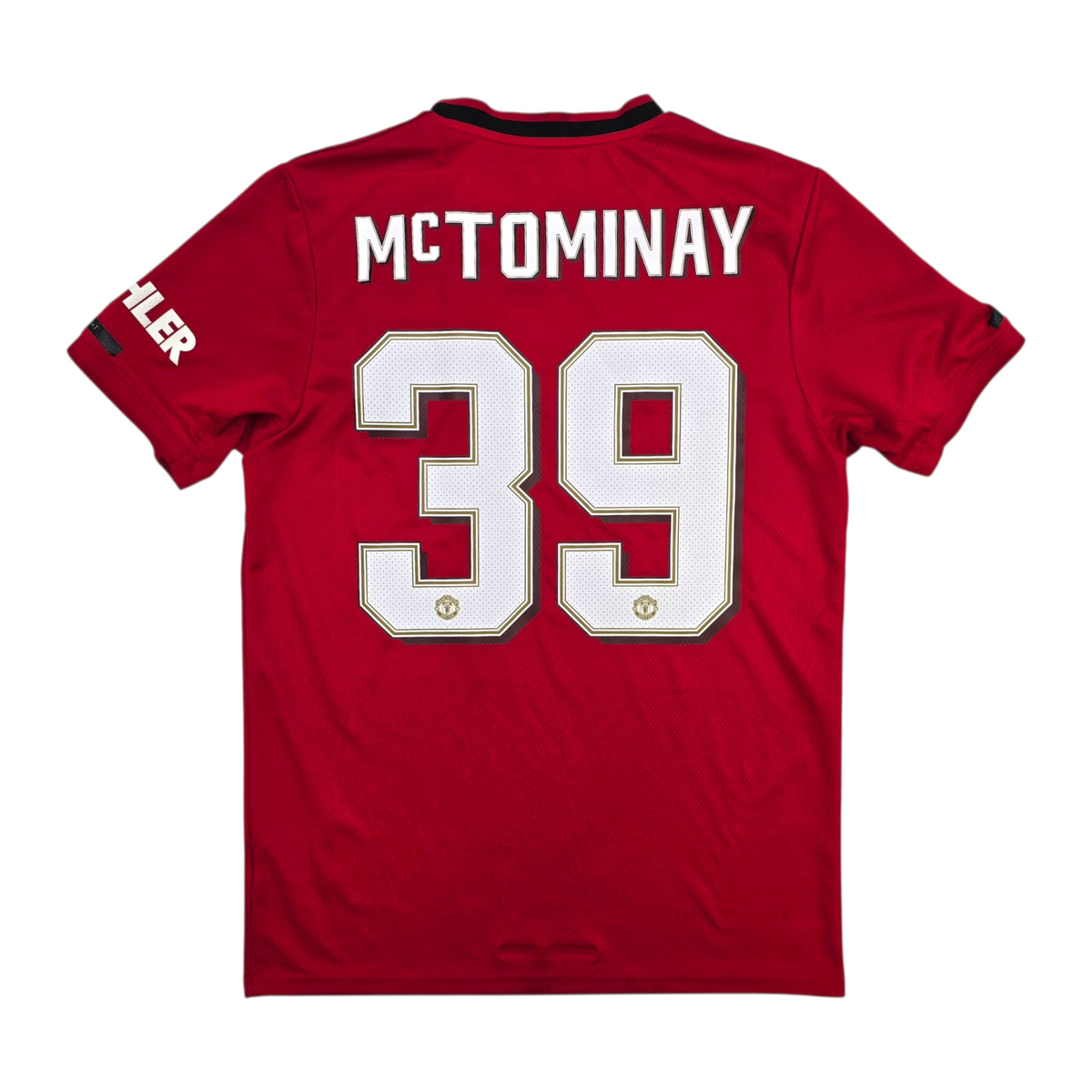 2019/20 Manchester United Home Football Shirt (M) Adidas #39 McTominay