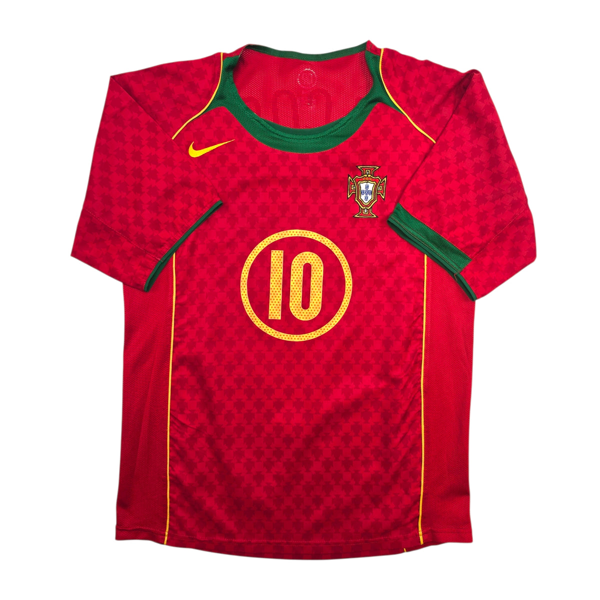 2004/06 Portugal Home Football Shirt (M) Nike #10 Rui Costa