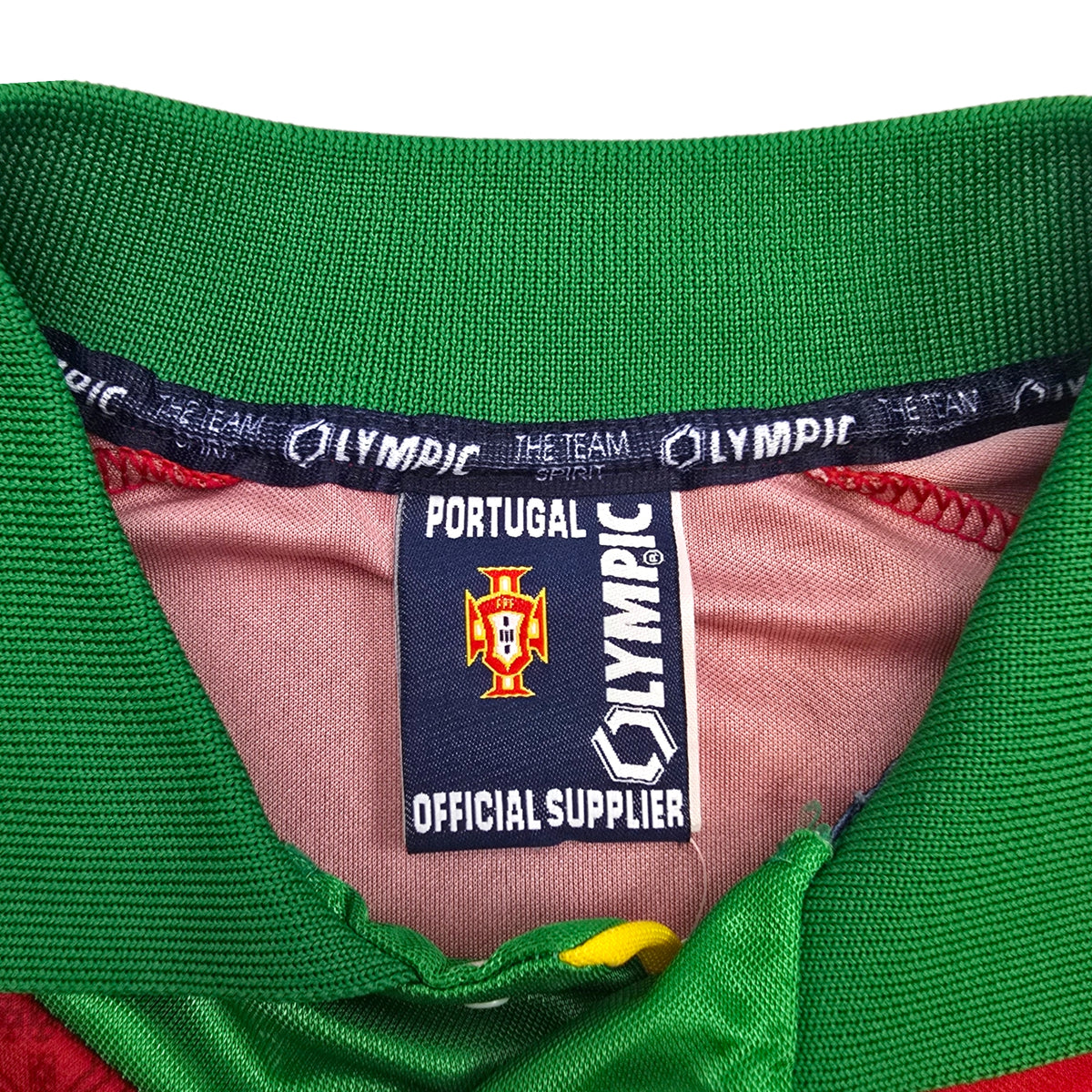 1995/96 Portugal Home Football Shirt (M) Olympic
