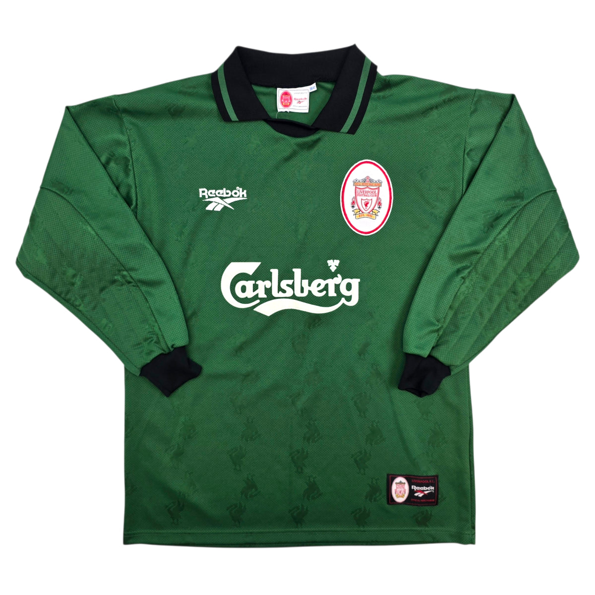 1996/97 Liverpool Goal Keeper Football Shirt (M) Reebok