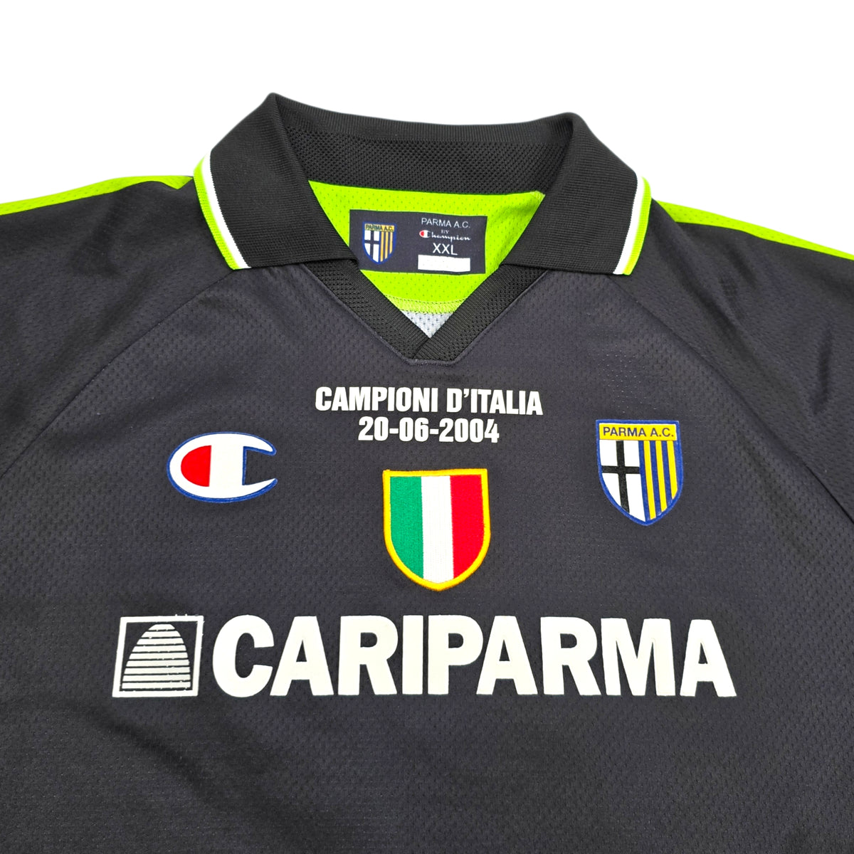 2003/04 Parma Goal Keeper Football Shirt (2XL) Champion #22 Voconi