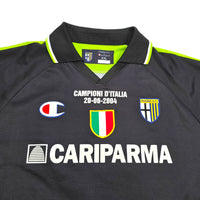 2003/04 Parma Goal Keeper Football Shirt (2XL) Champion #22 Voconi