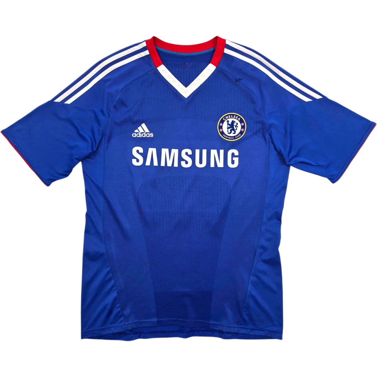 2010/11 Chelsea Home Football Shirt (L) Adidas #11 Drogba