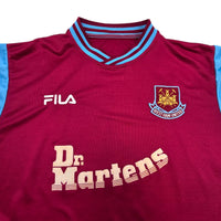 2001/03 West Ham United Home Football Shirt (XL) FILA