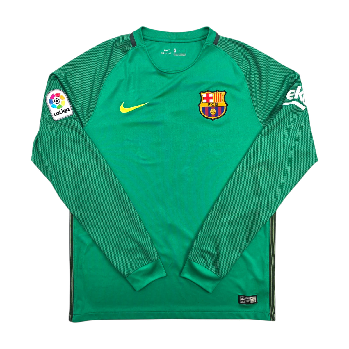 2016/17 Barcelona Goal Keeper Football Shirt (M) Nike #1 Ter Stegen