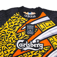 1995/96 Liverpool Goal Keeper Football Shirt (L) Adidas #1 James