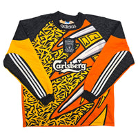 1995/96 Liverpool Goal Keeper Football Shirt (L) Adidas #1 James