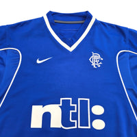 1999/01 Glasgow Rangers Home Football Shirt (S) Nike