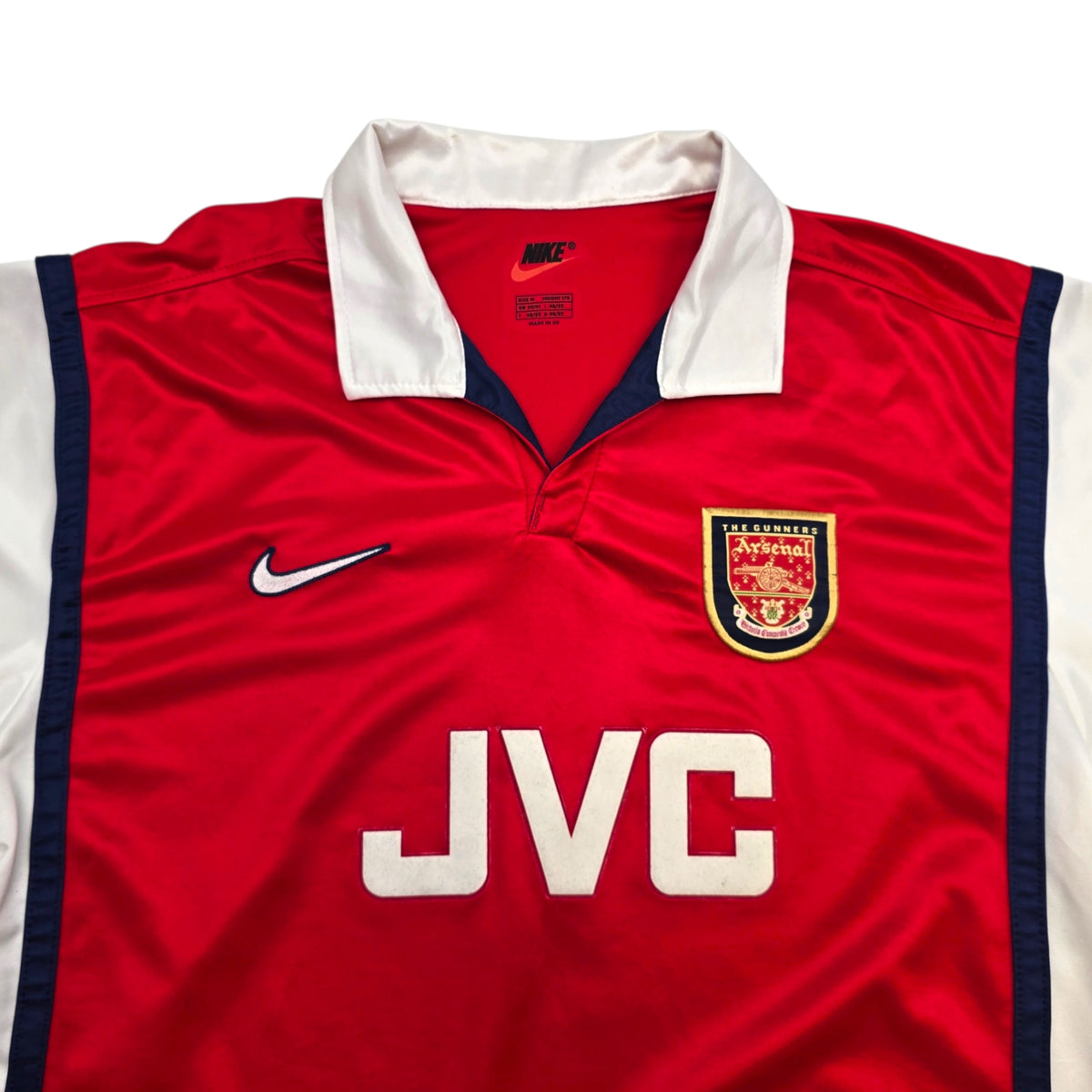 1998/99 Arsenal Home Football Shirt (M) Nike