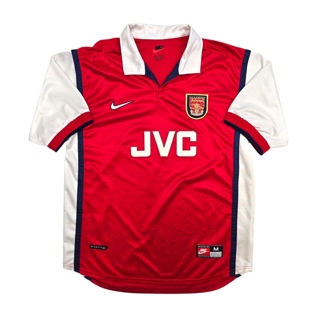 1998/99 Arsenal Home Football Shirt (M) Nike
