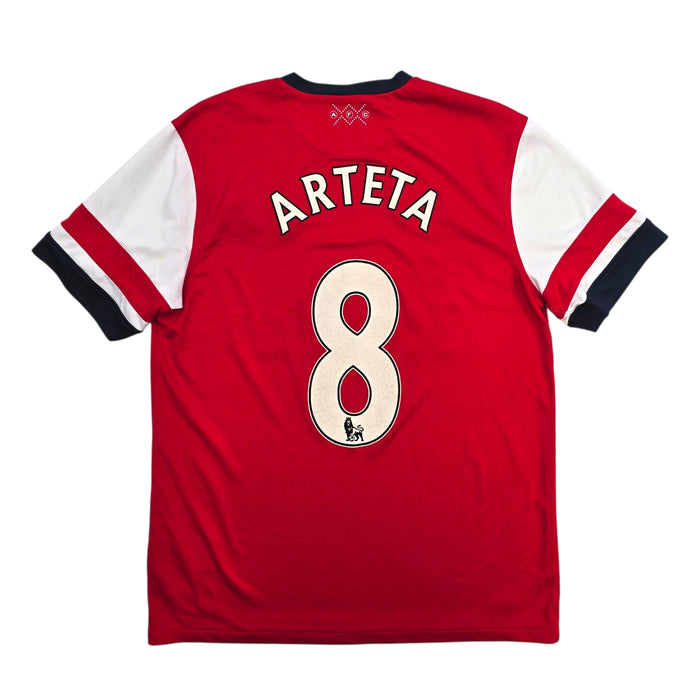 2012/14 Arsenal Home Football Shirt (L) Nike #8 Arteta