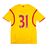 2014/15 Liverpool Away Football Shirt (M) New Balance #31