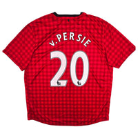 2012/13 Manchester United Home Football Shirt (2XL) Nike #20 v. Persie