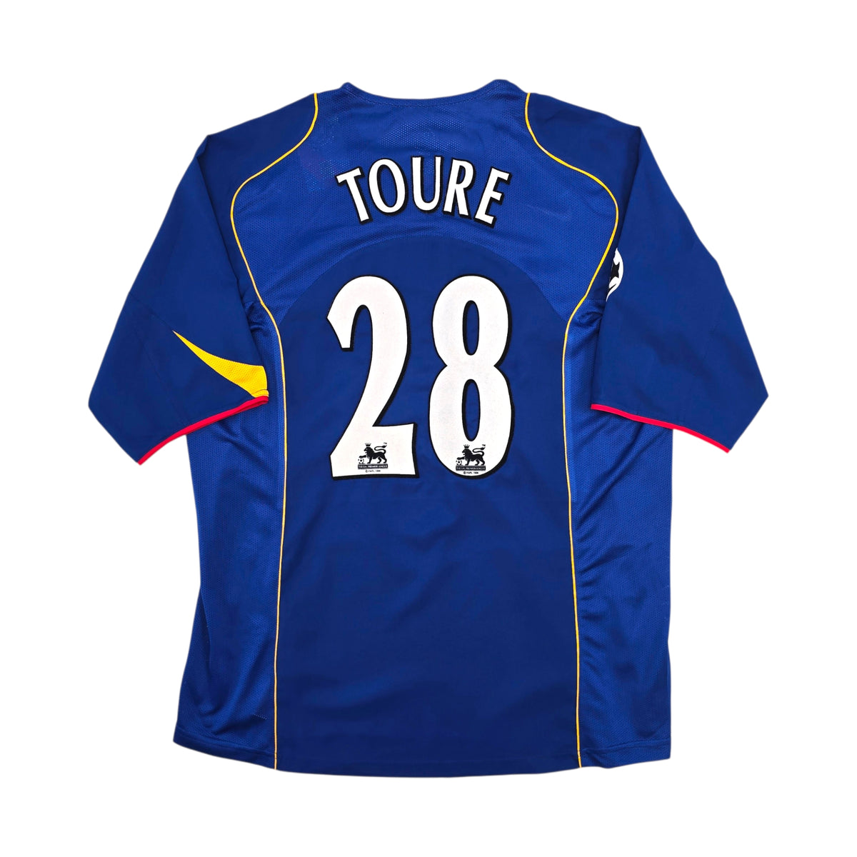 2004/05 Arsenal Away Football Shirt (L) Nike #28 Toure