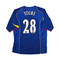 2004/05 Arsenal Away Football Shirt (L) Nike #28 Toure
