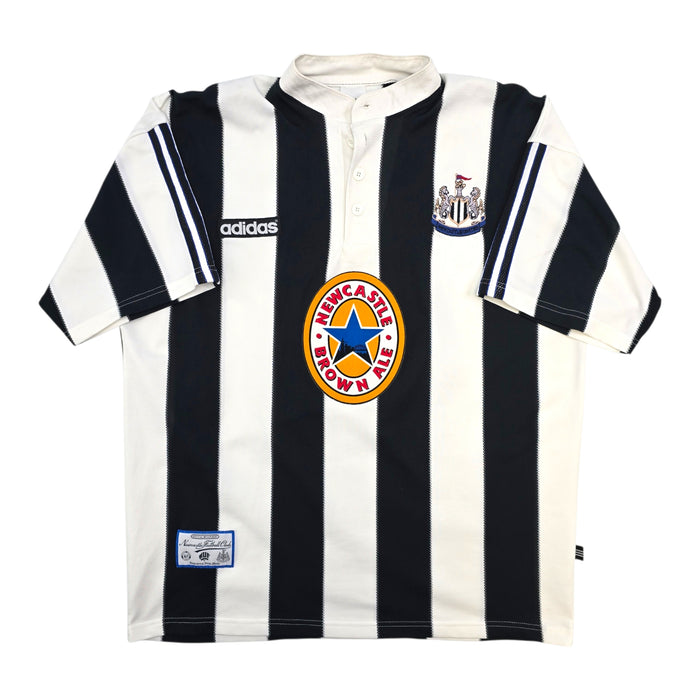 1995/96 Newcastle United Home Football Shirt (XL) Adidas #9 Shearer