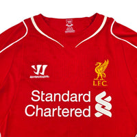 2014/15 Liverpool Home Football Shirt (S) Warrior #8 Gerrard