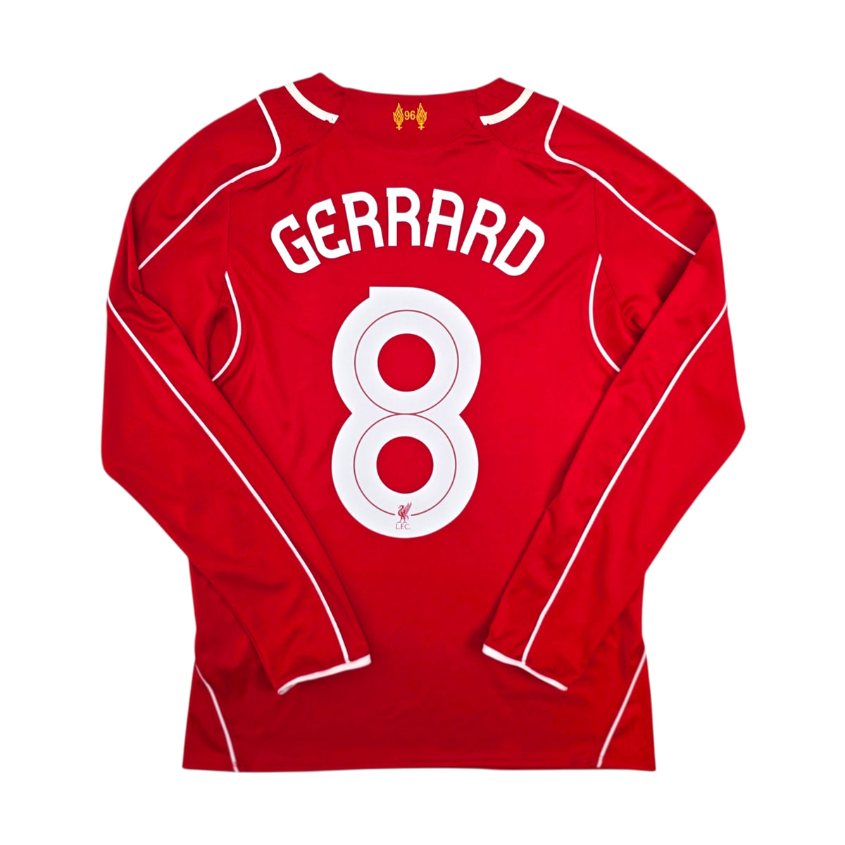 2014/15 Liverpool Home Football Shirt (S) Warrior #8 Gerrard