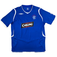 2008/09 Glasgow Rangers Home Football Shirt (XL) Umbro
