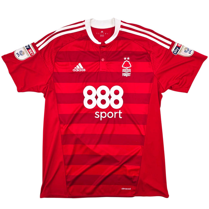 2016/17 Nottingham Forest Home Football Shirt (L) Adidas #9 Assombalonga (BNWTs)