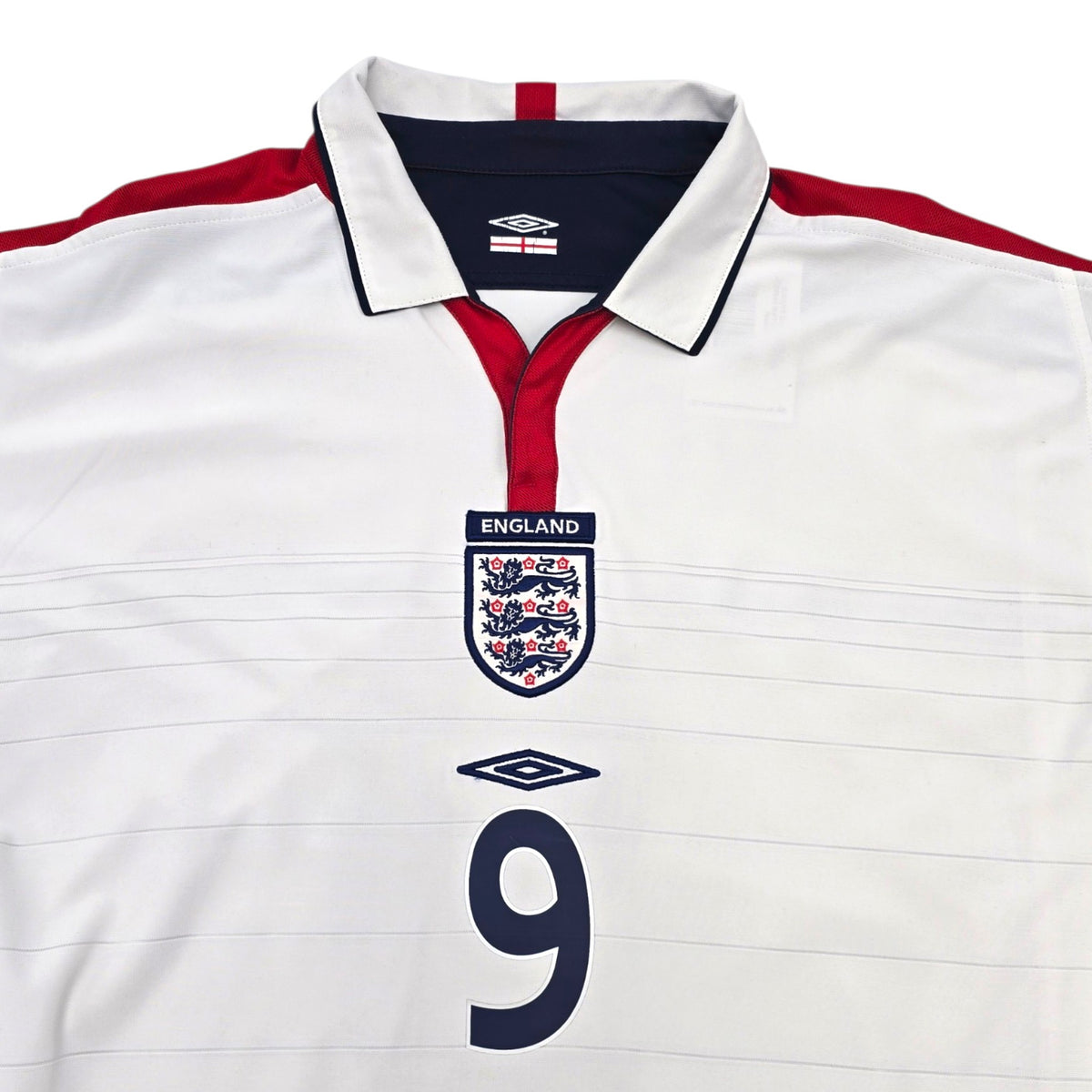 2003/05 England Home Football Shirt (XL) Umbro #9 Rooney
