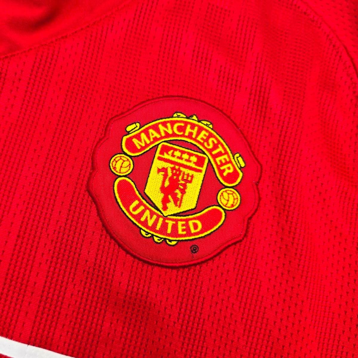 2007/09 Manchester United Home Football Shirt (M) Nike