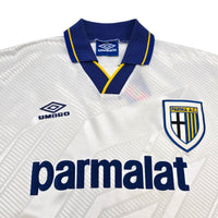 1993/95 Parma Home Football Shirt (L) Umbro
