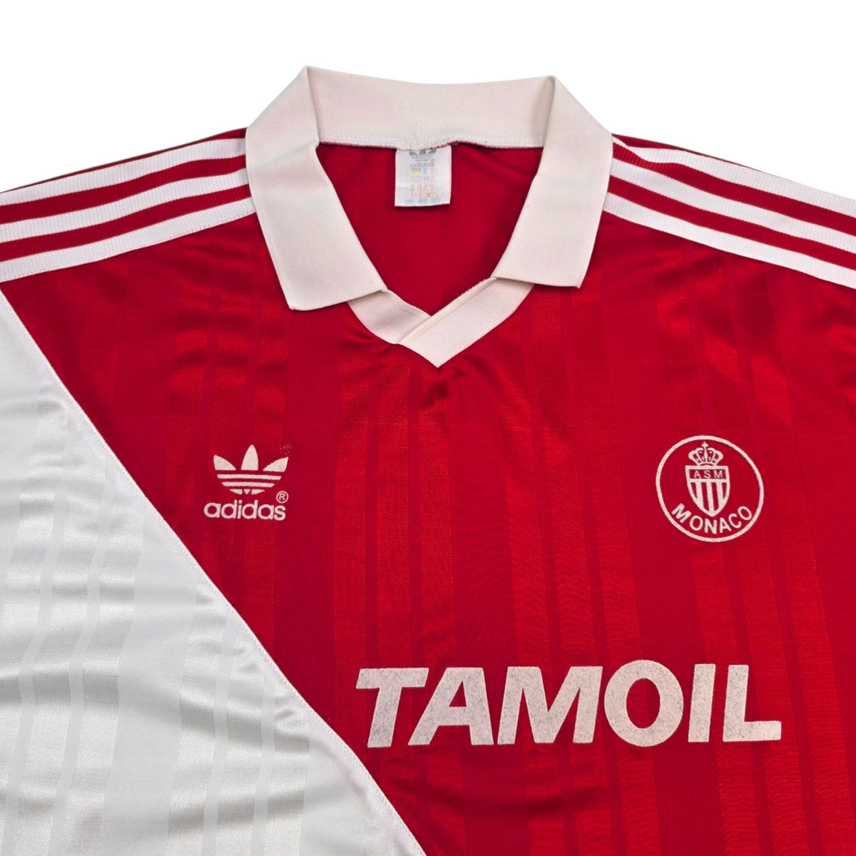 1993/94 Monaco Home Football Shirt (L) Adidas